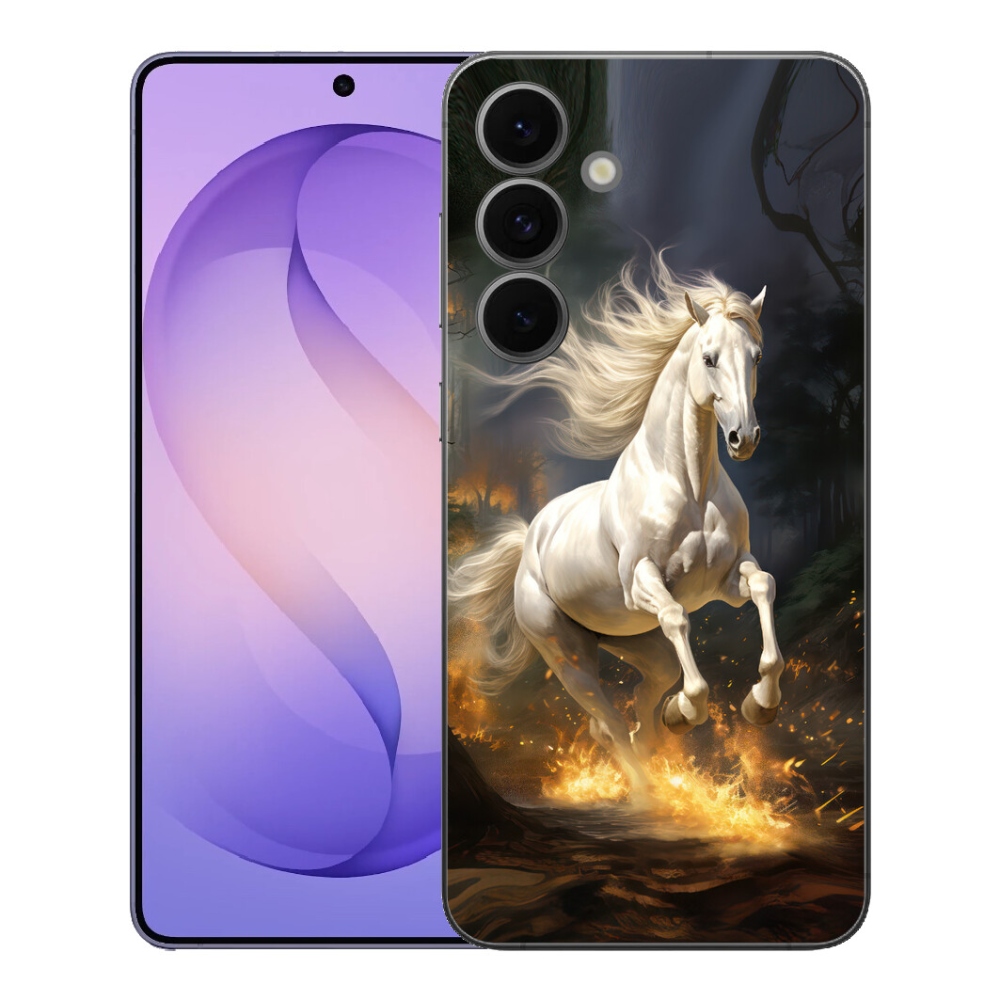 mmCase géltok a Samsung Galaxy S26 FE-hez – fehér ló 2