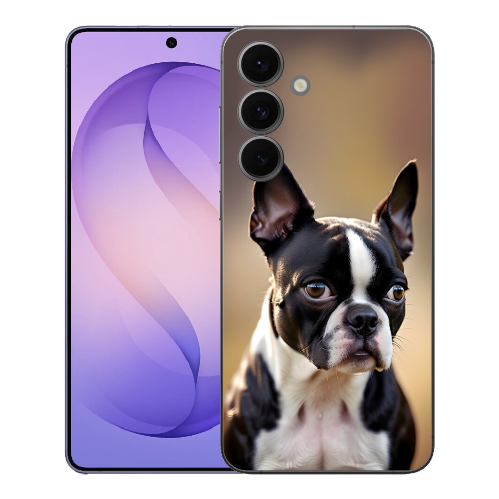 mmCase gél tok a Samsung Galaxy S26 FE-hez – bostoni terrier