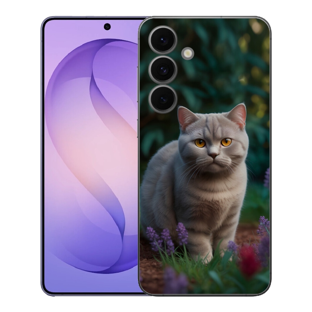 mmCase gél tok a Samsung Galaxy S26 FE-hez – brit macska