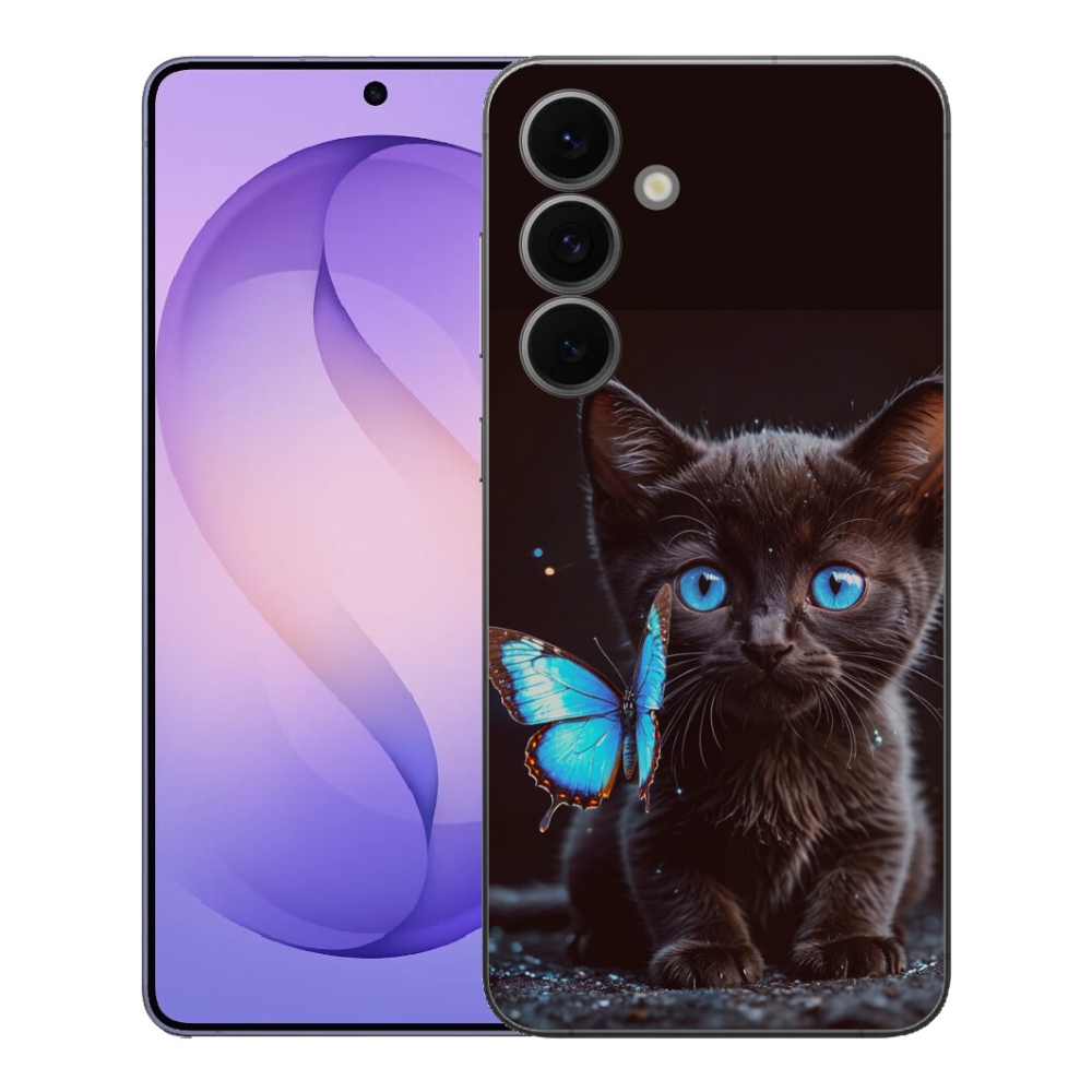 mmCase gél tok a Samsung Galaxy S26 FE-hez – fekete cica 3