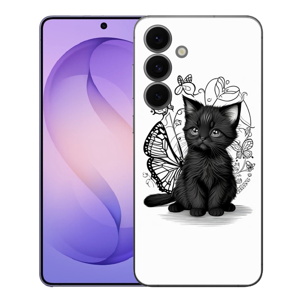 mmCase géltok a Samsung Galaxy S26 FE-hez – fekete cica