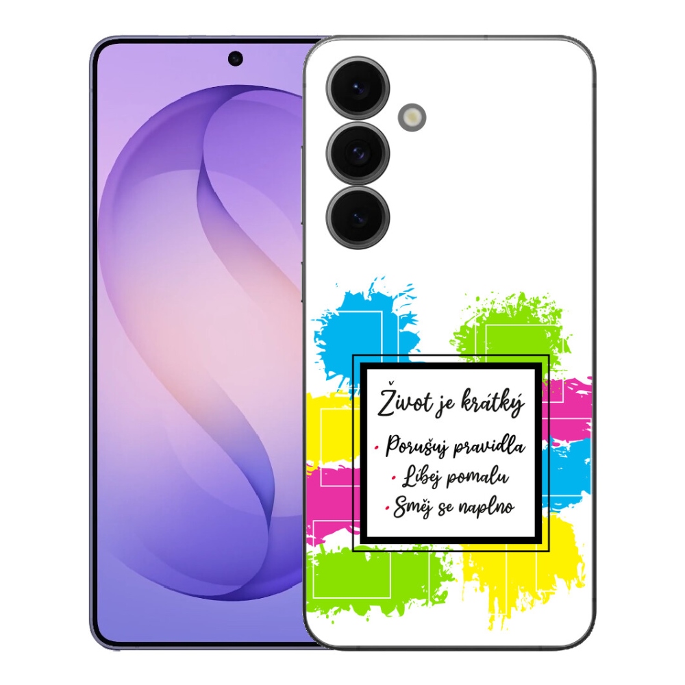 mmCase géltok a Samsung Galaxy S26 FE-hez – idézet 5, fehér háttérrel