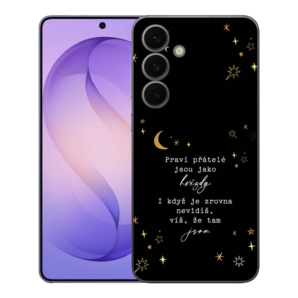 mmCase géltok a Samsung Galaxy S26 FE-hez – idézet 6, fekete háttérrel