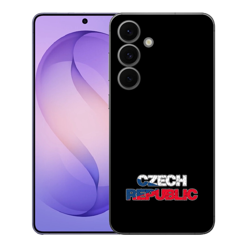 mmCase gél tok a Samsung Galaxy S26 FE-hez – Csehország, fekete háttér