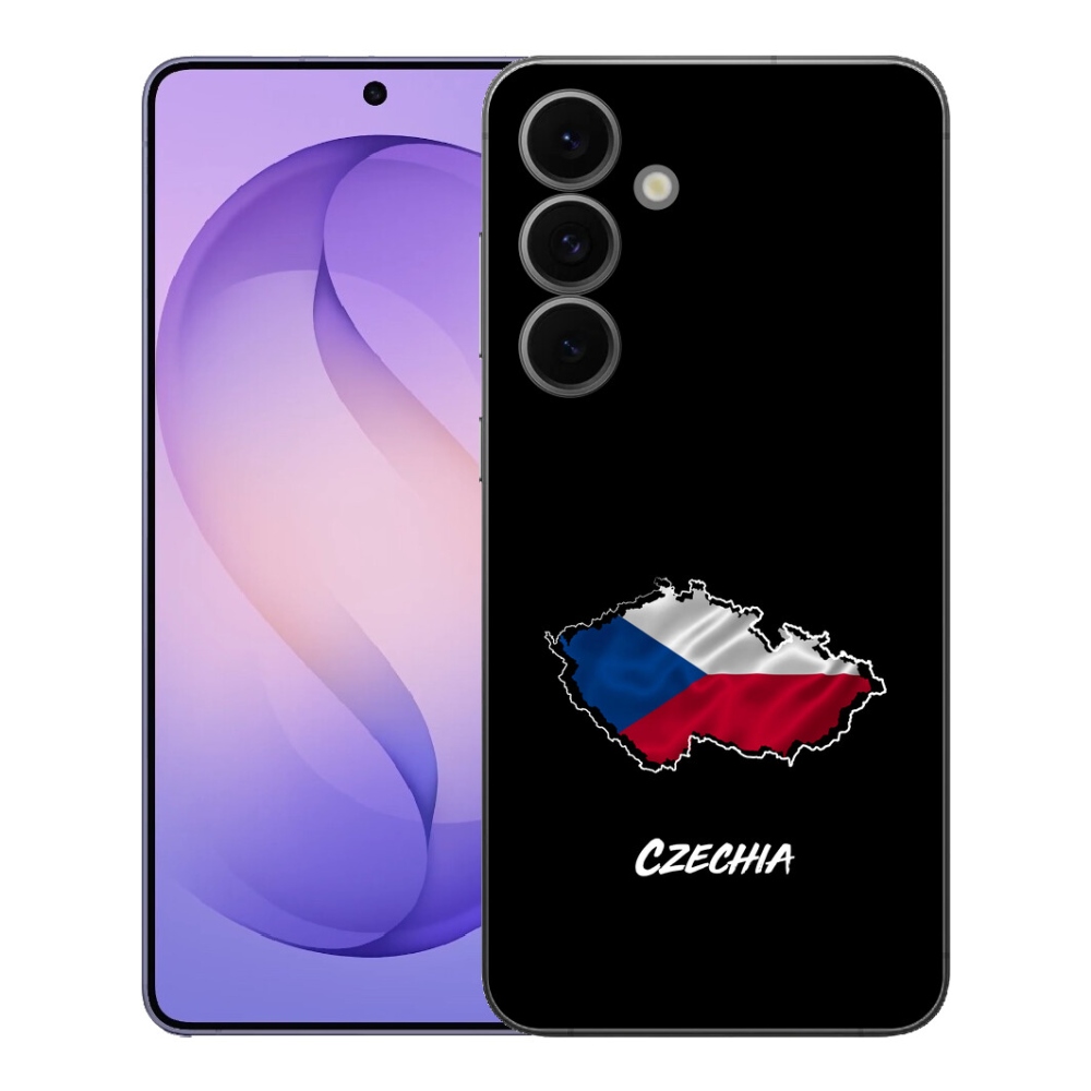 mmCase géltok a Samsung Galaxy S26 FE-hez – Csehország, fekete háttér