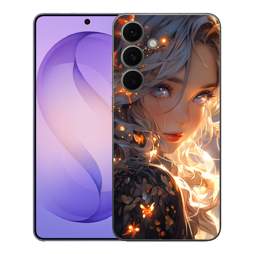 mmCase géltok a Samsung Galaxy S26 FE-hez – lány és pillangók