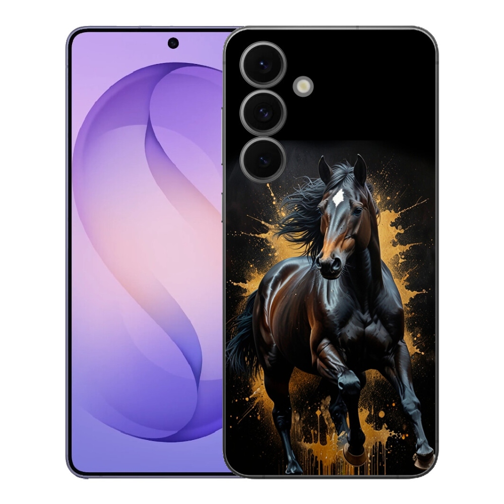 mmCase gél tok a Samsung Galaxy S26 FE-hez – elegáns fekete csikó