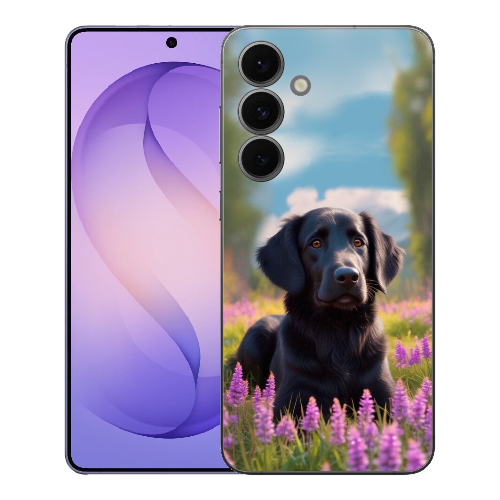 mmCase géltok a Samsung Galaxy S26 FE-hez – elegáns fekete retriever
