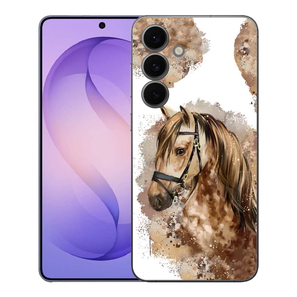 mmCase géltok a Samsung Galaxy S26 FE-hez – barna rajzolt ló