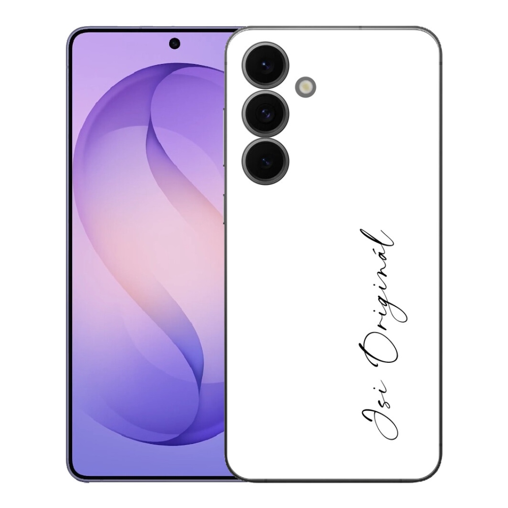 mmCase gél tok a Samsung Galaxy S26 FE-hez – eredeti, fehér háttérrel