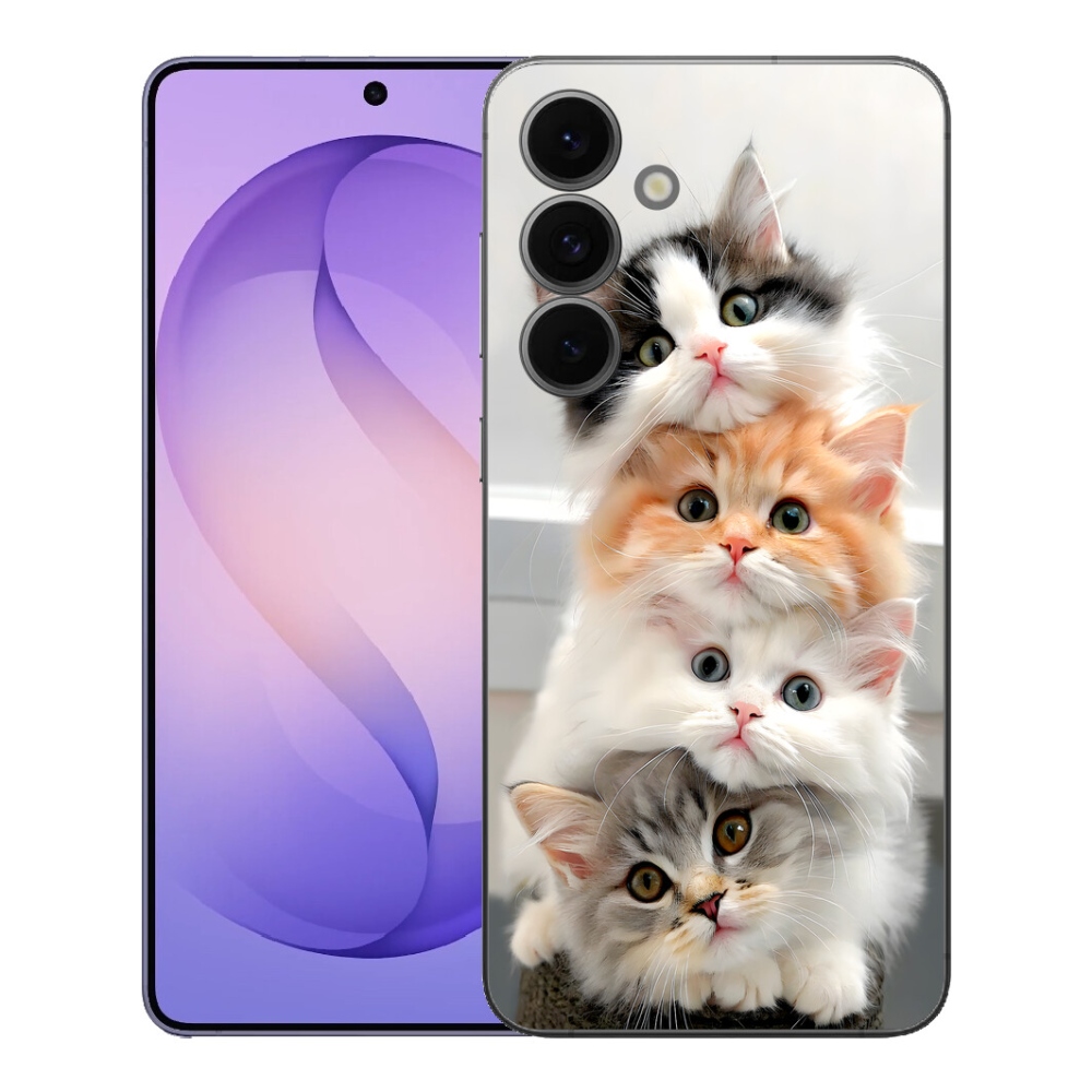 mmCase gél tok a Samsung Galaxy S26 FE-hez – macskás csapat