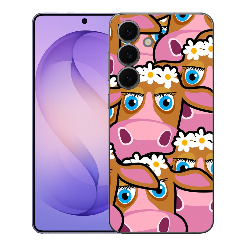 mmCase gél tok a Samsung Galaxy S26 FE-hez – rajzolt tehenek