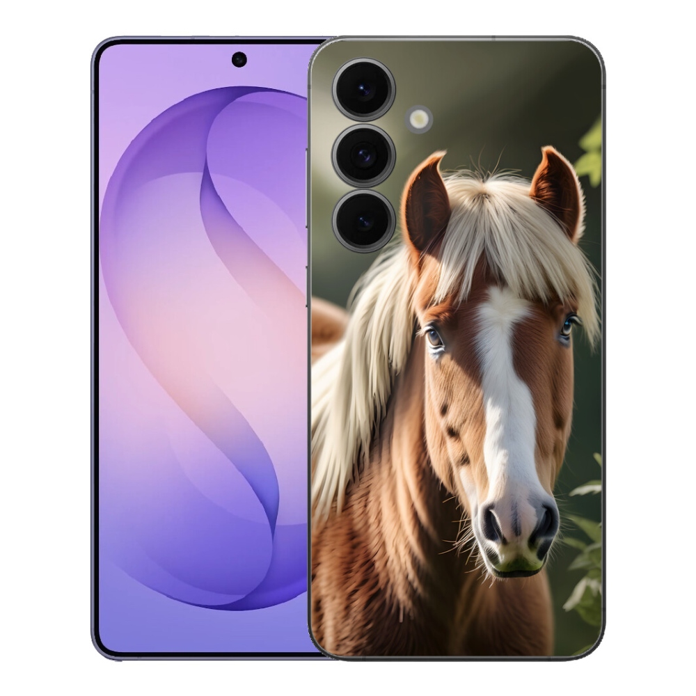mmCase gél tok a Samsung Galaxy S26 FE-hez – világos sörényű ló