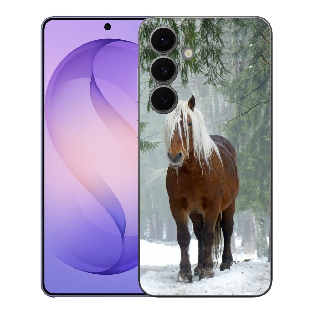 mmCase gél tok a Samsung Galaxy S26 FE-hez – ló az erdőben