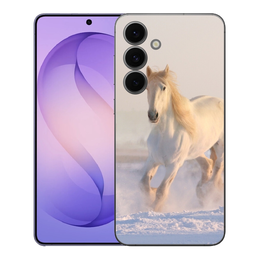 mmCase géltok a Samsung Galaxy S26 FE-hez – ló a hóban