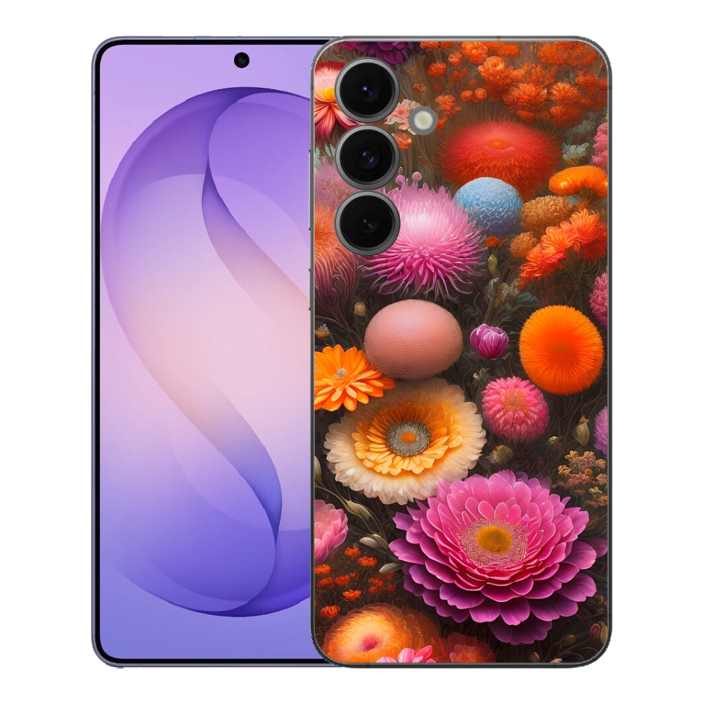 mmCase gél tok a Samsung Galaxy S26 FE-hez – virágkompozíció