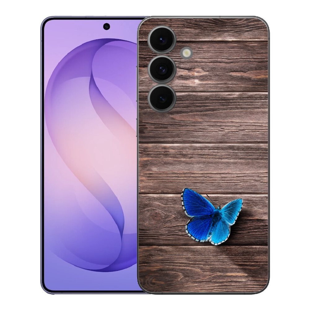 mmCase géltok a Samsung Galaxy S26 FE-hez – kék pillangó 1