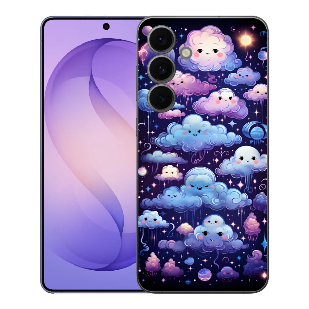 mmCase gélhuzat a Samsung Galaxy S26 FE-hez – felhőmintás