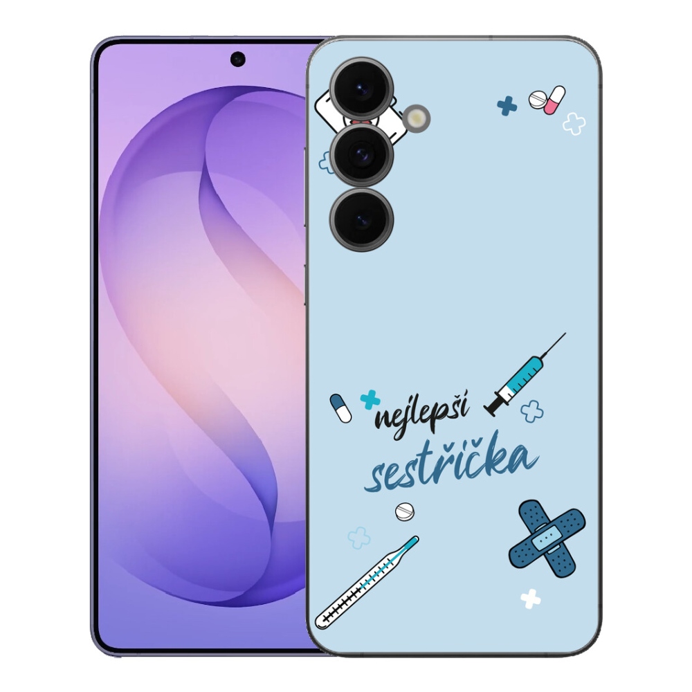 mmCase gél tok a Samsung Galaxy S26 FE-hez – a legjobb kiegészítő kék háttérrel