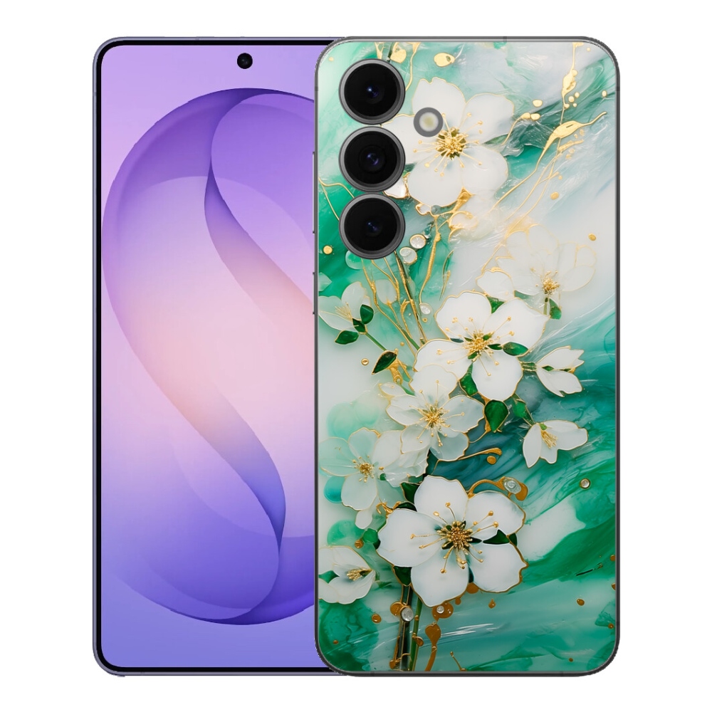 mmCase gél tok a Samsung Galaxy S26 FE-hez – finom virágok