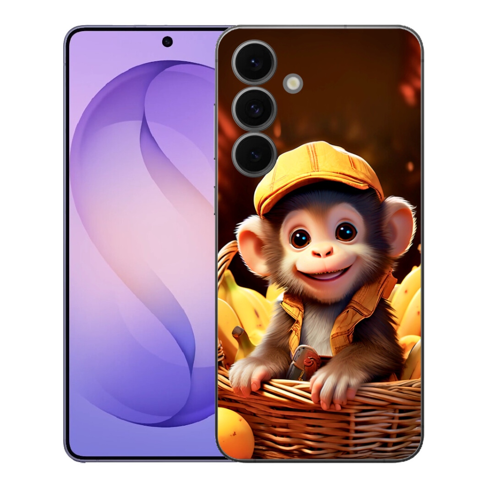 mmCase gél tok a Samsung Galaxy S26 FE-hez – majom a kosárban