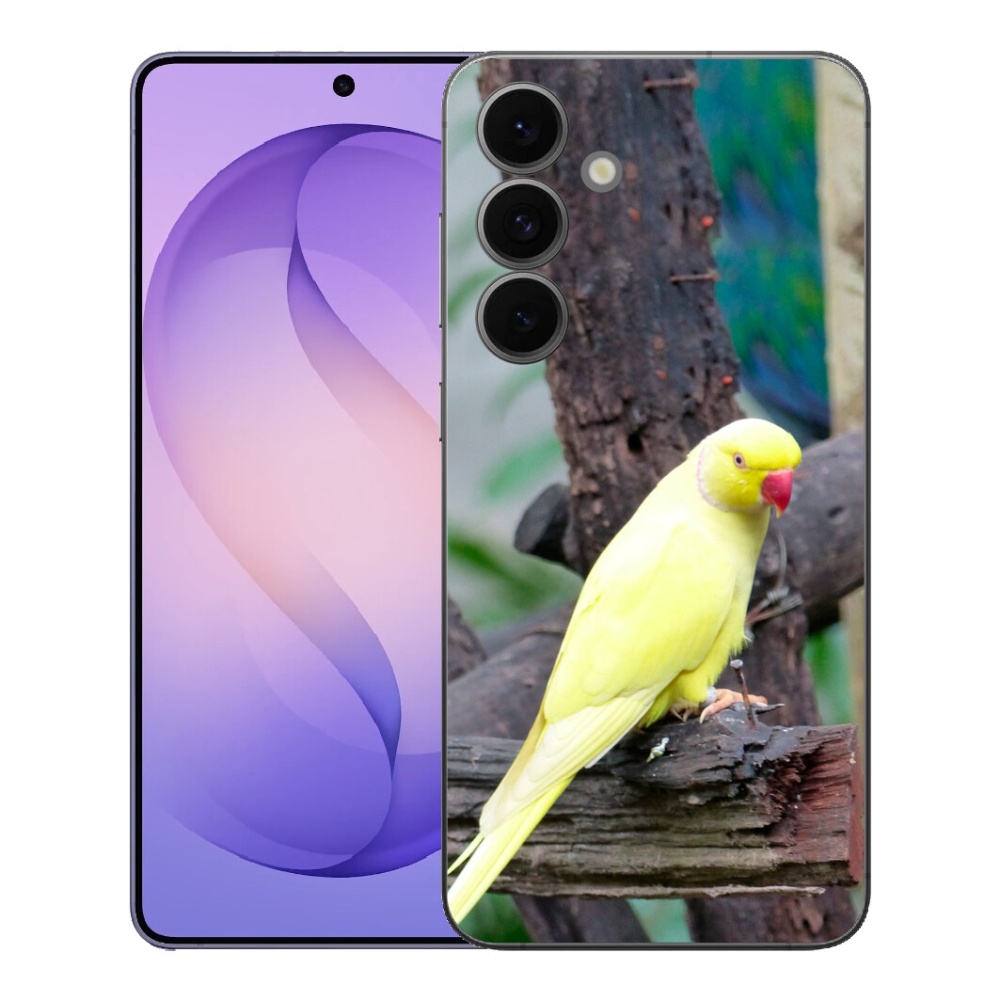 mmCase géltok a Samsung Galaxy S26 FE-hez – sárga alexandri papagáj