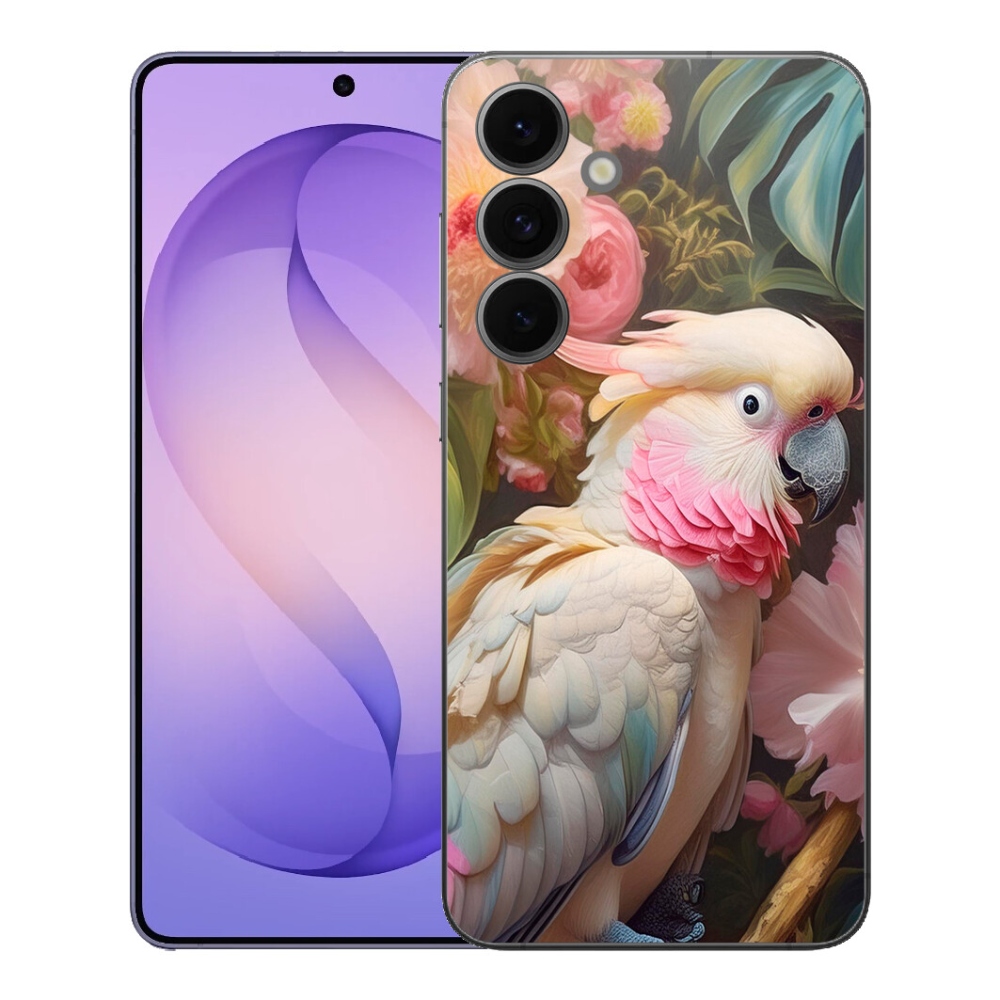 mmCase géltok a Samsung Galaxy S26 FE-hez – rózsaszín kakadu papagáj 2