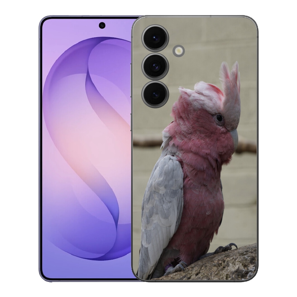 mmCase géltok a Samsung Galaxy S26 FE-hez – rózsaszín kakadu papagáj