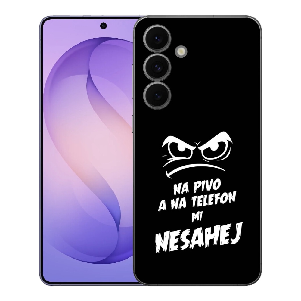 mmCase géltok a Samsung Galaxy S26 FE-hez – sörös motívum 2, fekete háttérrel