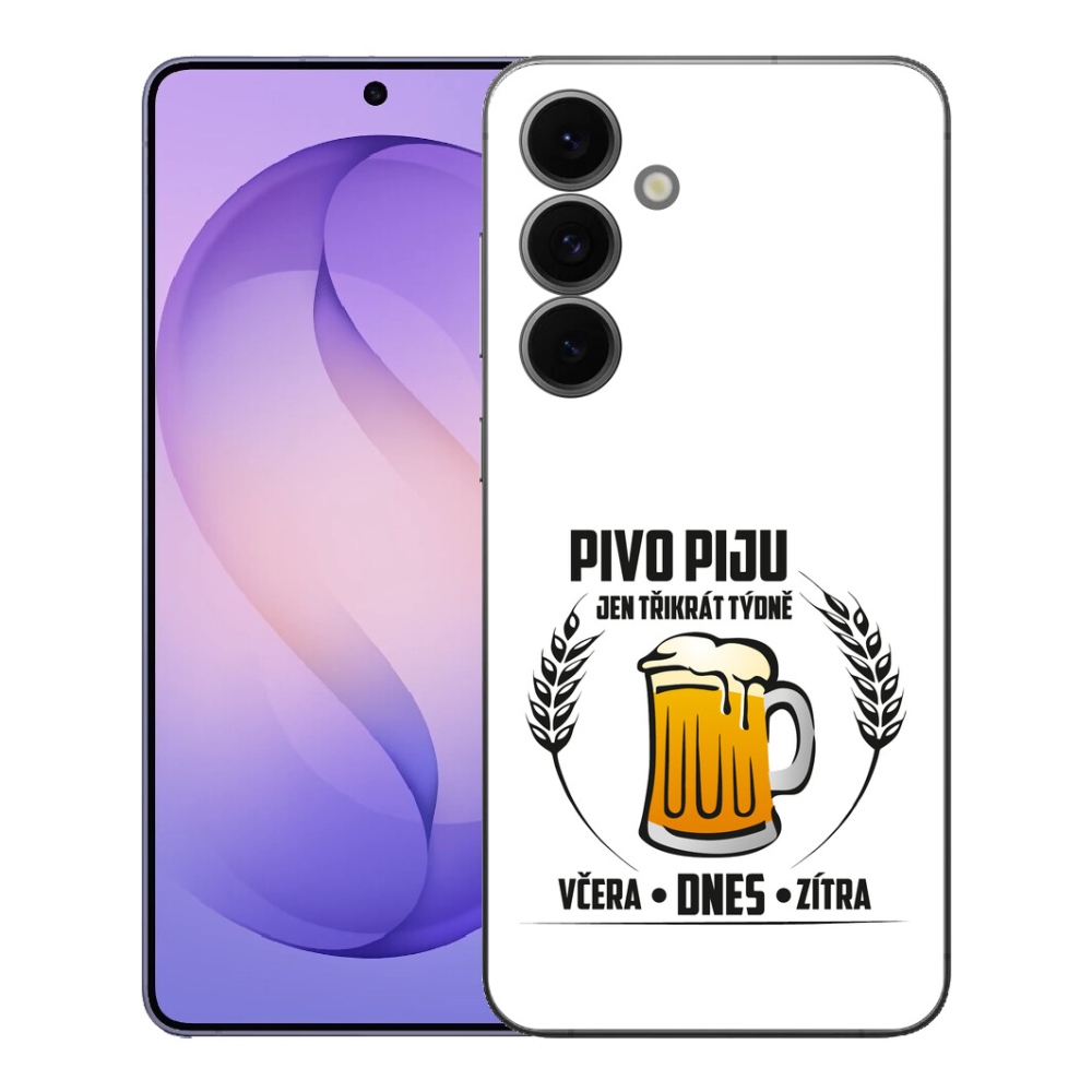 mmCase géltok a Samsung Galaxy S26 FE-hez – sörös motívum, fehér háttér