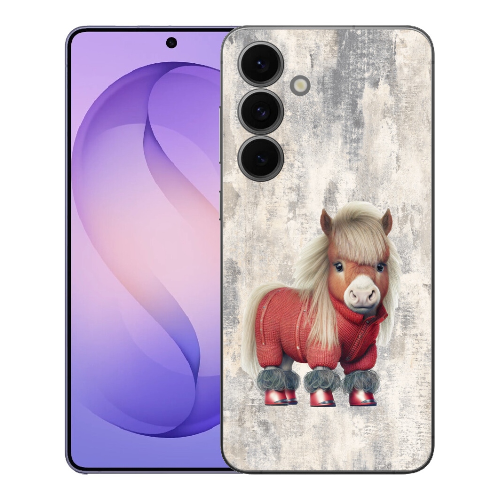 mmCase gél tok a Samsung Galaxy S26 FE-hez – pulóveres póni