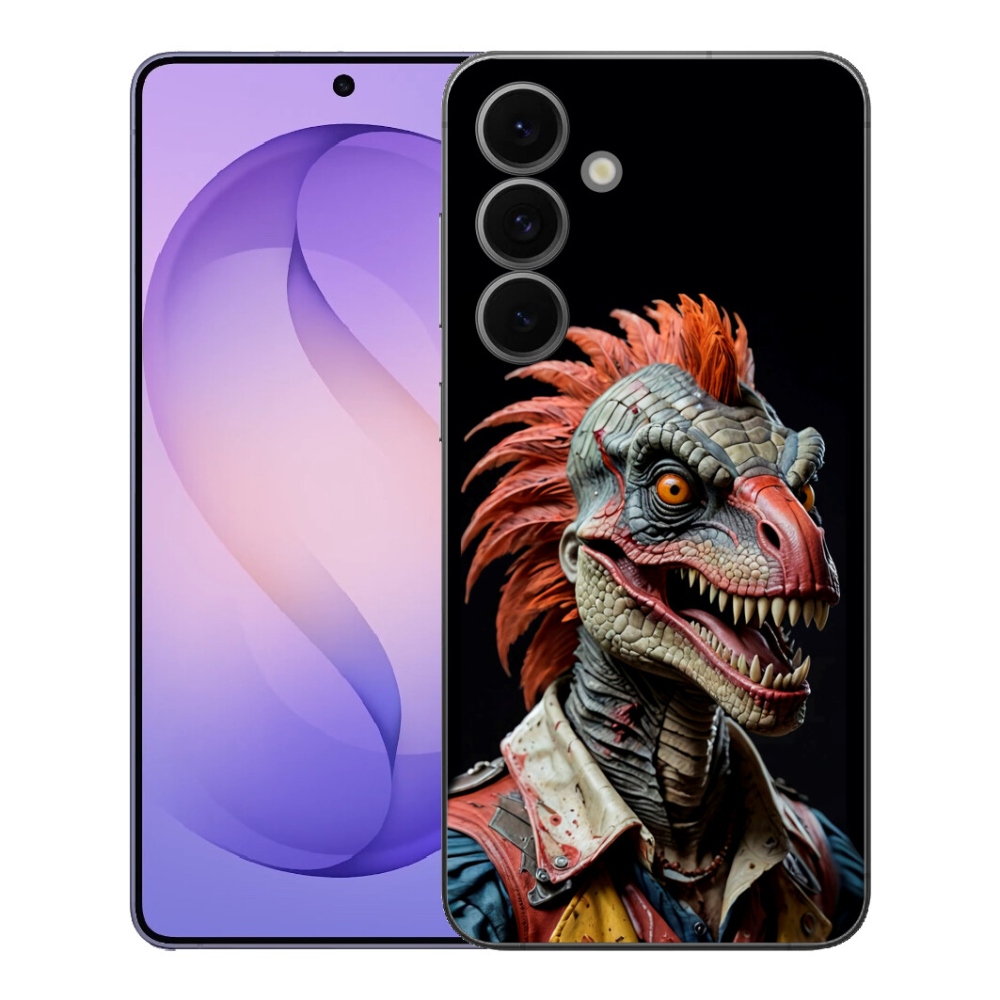 mmCase géltok a Samsung Galaxy S26 FE-hez – punk dinoszaurusz