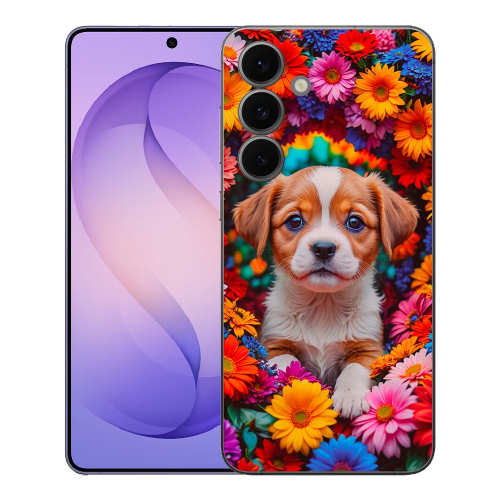 mmCase gél tok a Samsung Galaxy S26 FE-hez – aranyos kiskutya