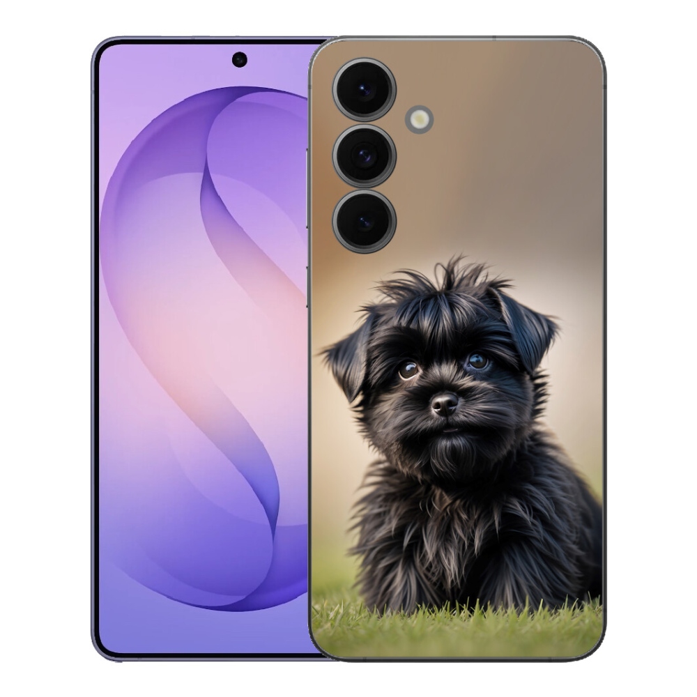 mmCase gél tok a Samsung Galaxy S26 FE-hez – aranyos fekete kutyus