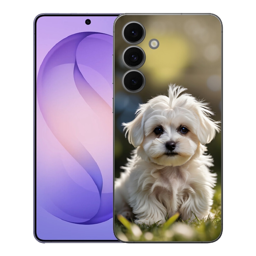 mmCase gél tok a Samsung Galaxy S26 FE-hez – aranyos máltai kutyus