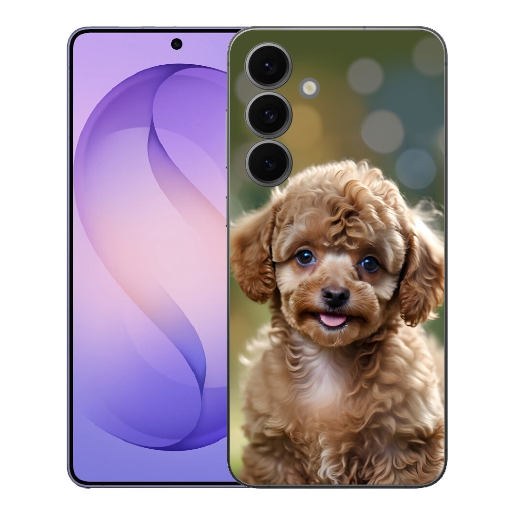 mmCase gél tok a Samsung Galaxy S26 FE-hez – aranyos pudli
