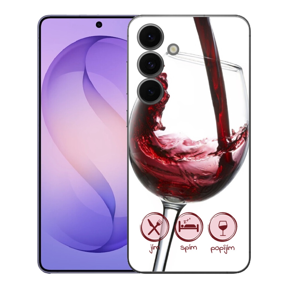 mmCase géltok a Samsung Galaxy S26 FE-hez – vörösboros pohár