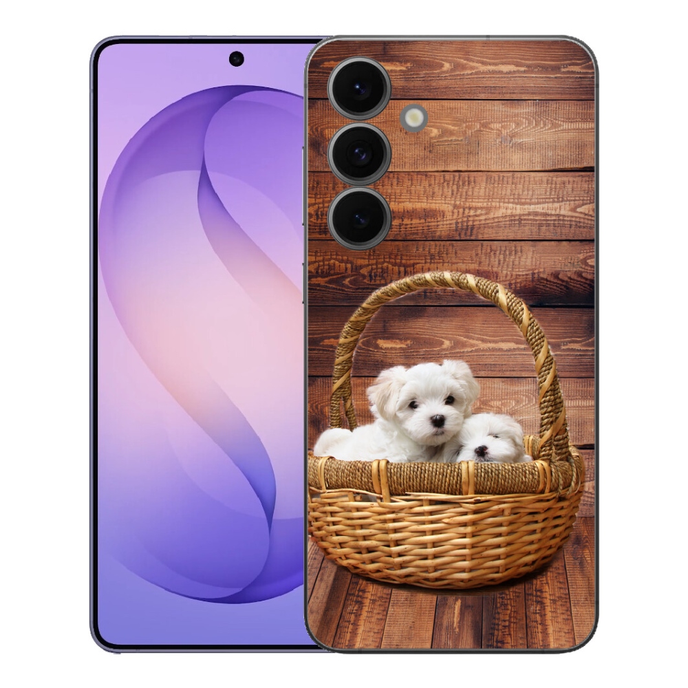 mmCase gélhuzat a Samsung Galaxy S26 FE-hez – kiskutyák