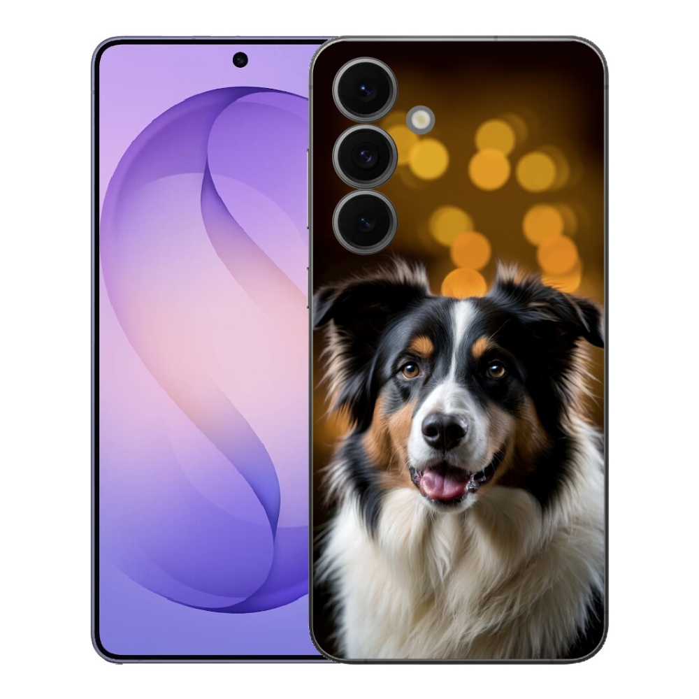 mmCase gél tok a Samsung Galaxy S26 FE-hez – mosolygós ausztrál juhászkutya