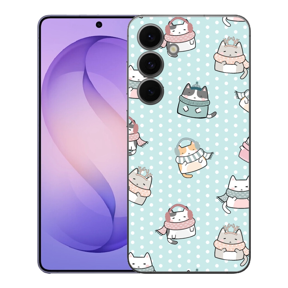 mmCase géltok a Samsung Galaxy S26 FE-hez – karácsonyi cicák 2