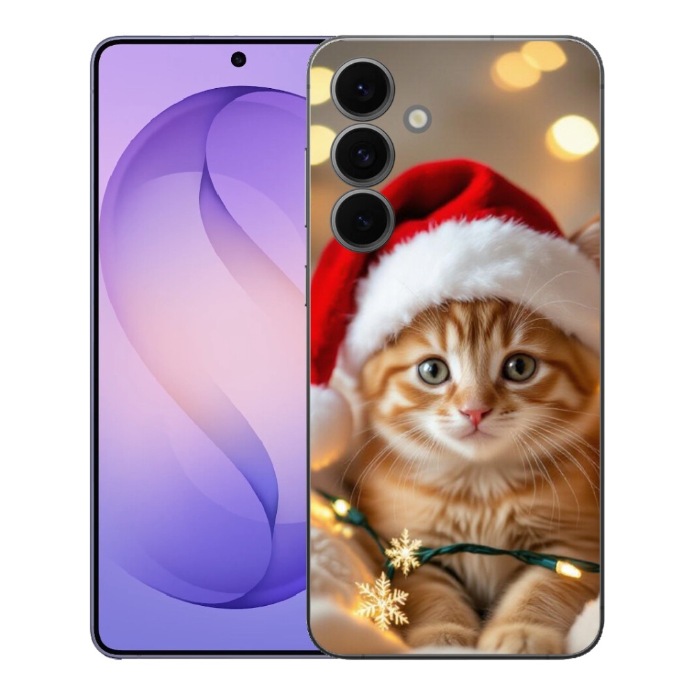 mmCase géltok a Samsung Galaxy S26 FE-hez – karácsonyi cica