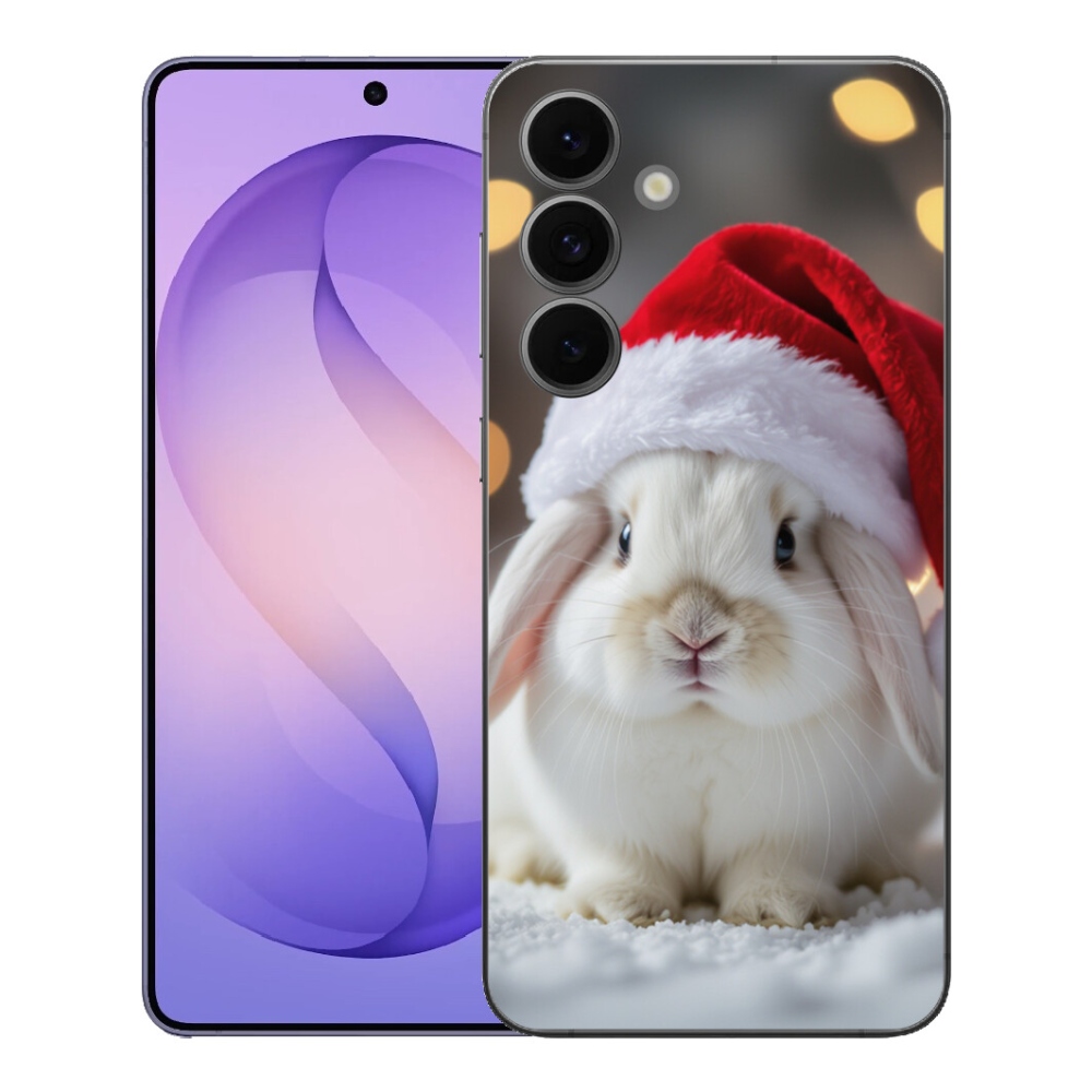 mmCase gél tok a Samsung Galaxy S26 FE-hez – karácsonyi nyuszi