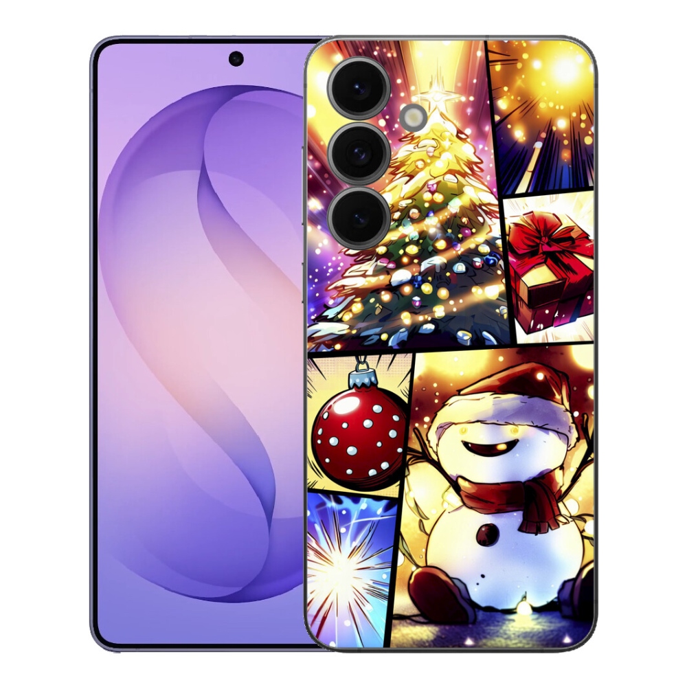 mmCase gél tok a Samsung Galaxy S26 FE-hez – karácsonyi motívumok 1