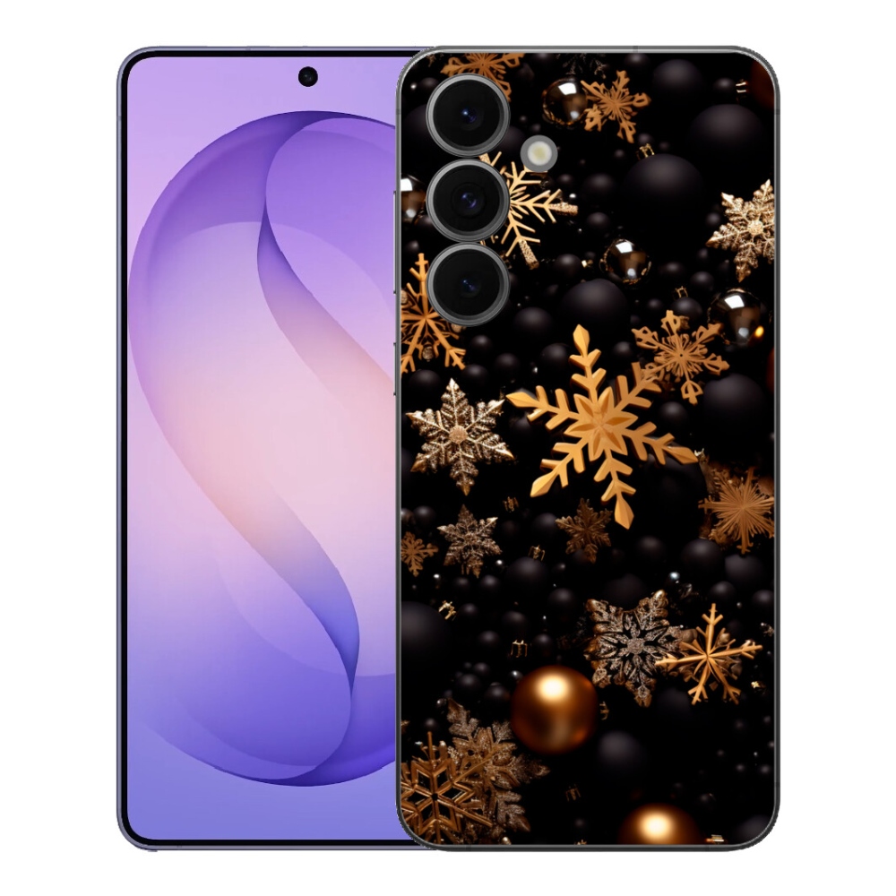 mmCase géltok a Samsung Galaxy S26 FE-hez – karácsonyi hópelyhek 2