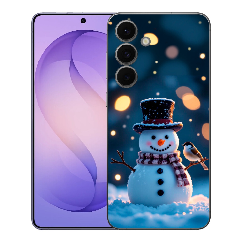 mmCase géltok a Samsung Galaxy S26 FE-hez – karácsonyi hóember