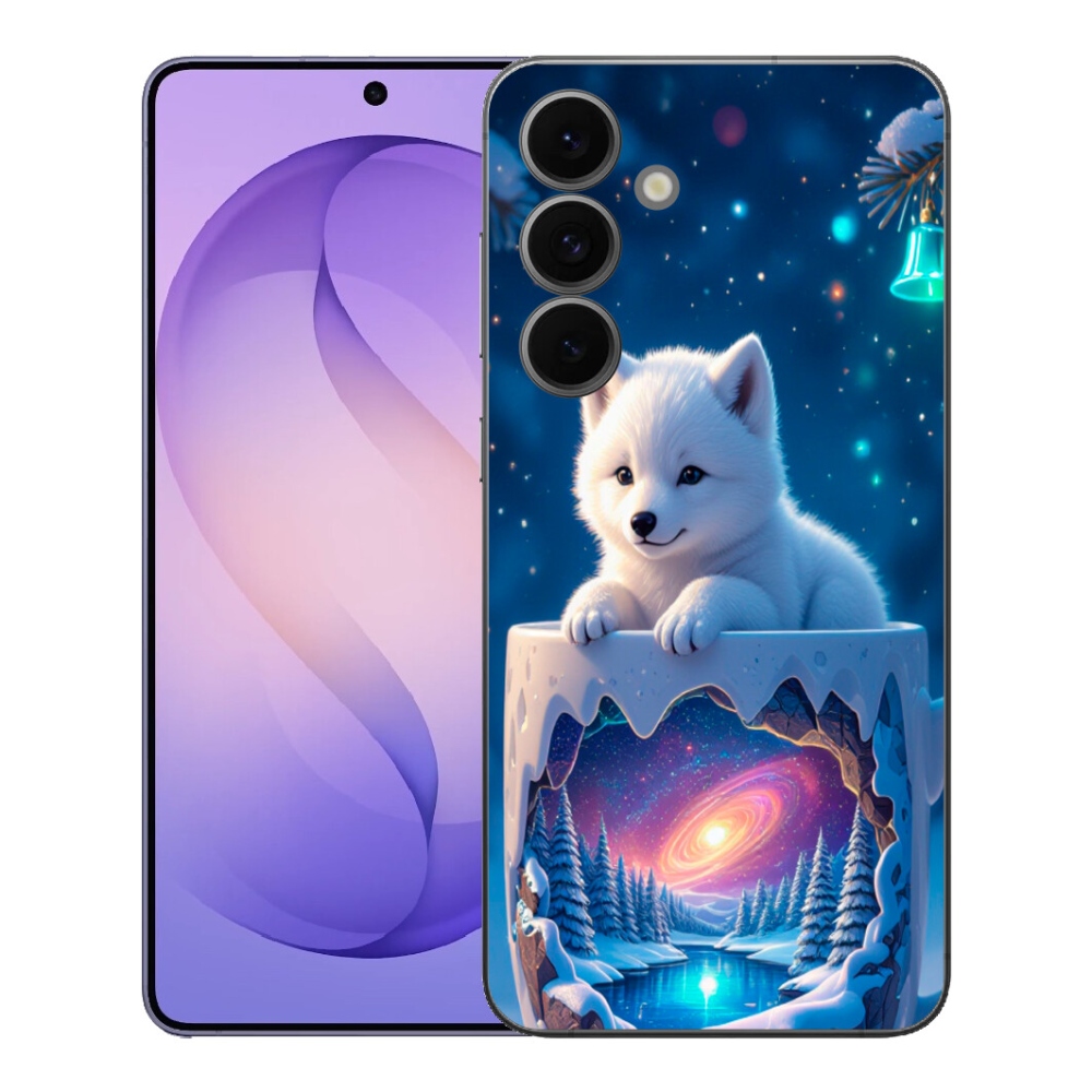 mmCase gél tok a Samsung Galaxy S26 FE-hez – karácsonyi kiskutya