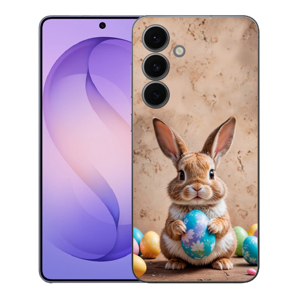 mmCase gélhuzat a Samsung Galaxy S26 FE-hez – húsvéti nyuszi