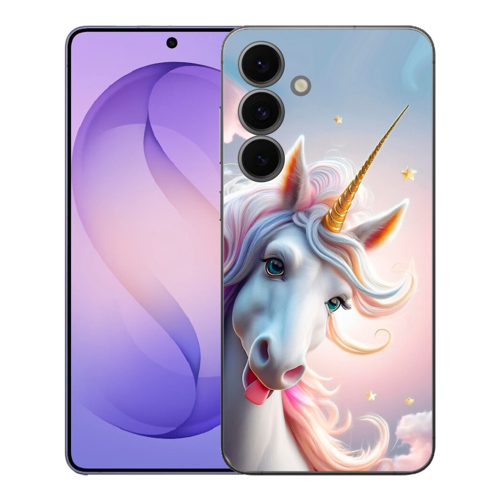 mmCase géltok a Samsung Galaxy S26 FE-hez – vidám egyszarvú