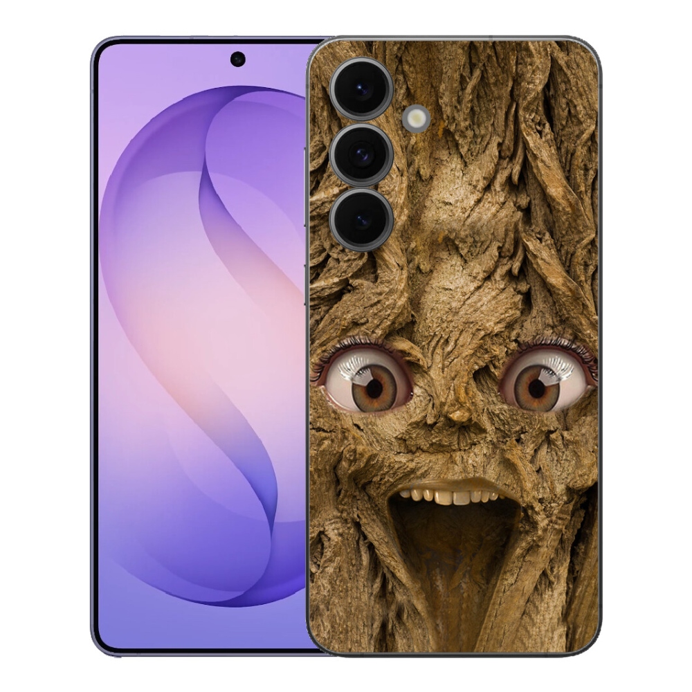 mmCase géltok a Samsung Galaxy S26 FE-hez – vidám, szemekkel ellátott fa
