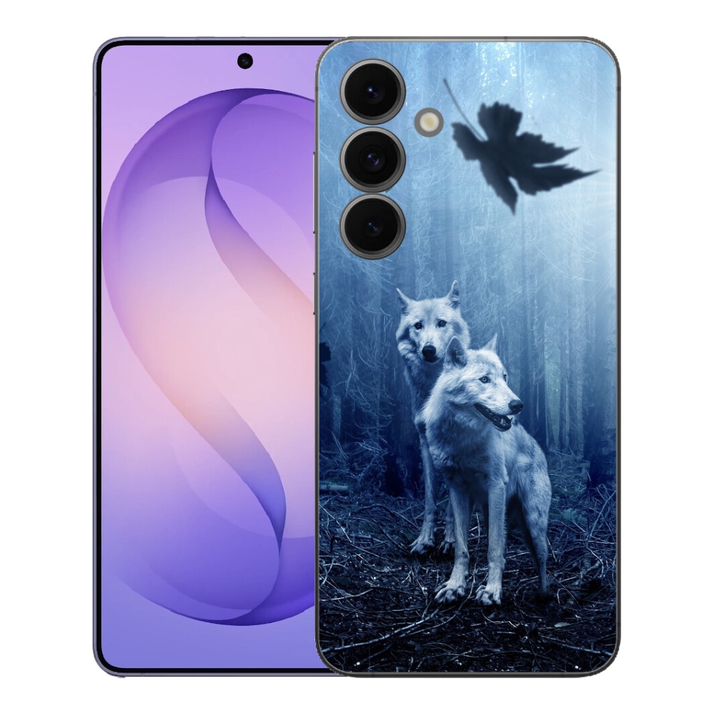 mmCase géltok a Samsung Galaxy S26 FE-hez – farkasok az erdőben